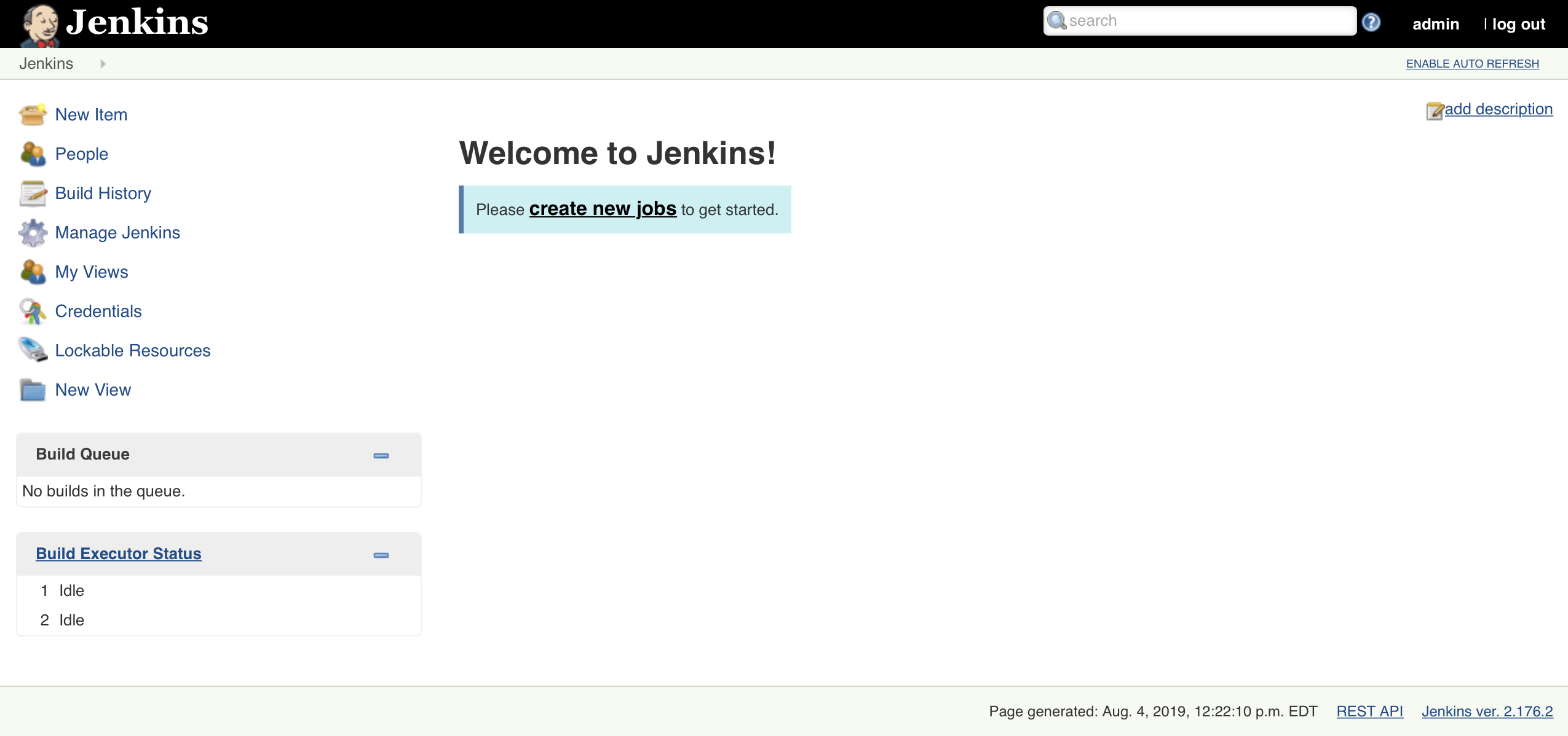 Welcome - Jenkins